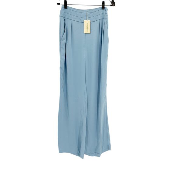 RAMY BROOK Pants NEW Size 00 Full Length Joss Pant $385 Light Blue - Picture 2 of 4